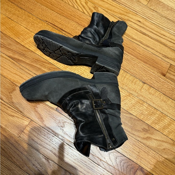 Remonte Waterproof Leather Rieker Insulate Ankle Boot Erin Side Zip winter snow - Picture 7 of 11